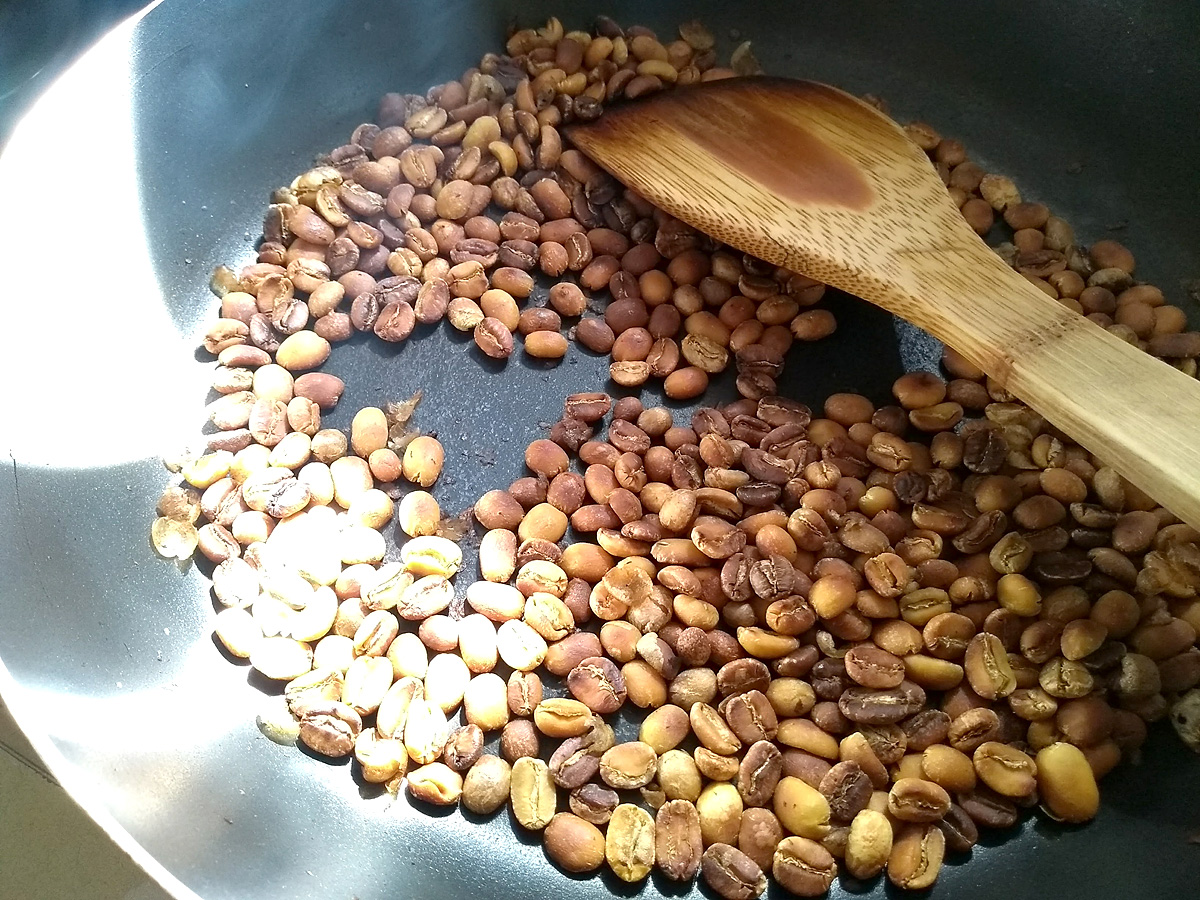 はじめてのフライパン焙煎