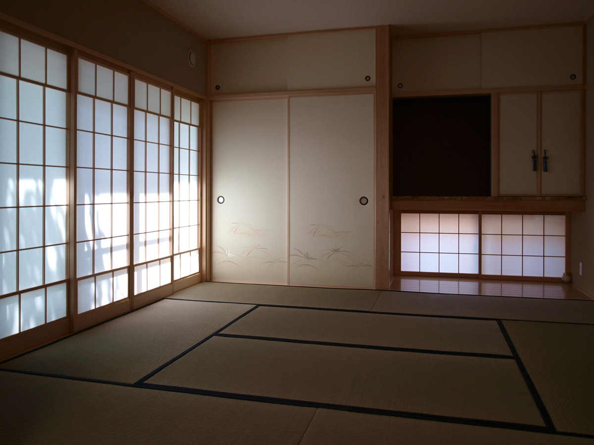 木造の家の和室