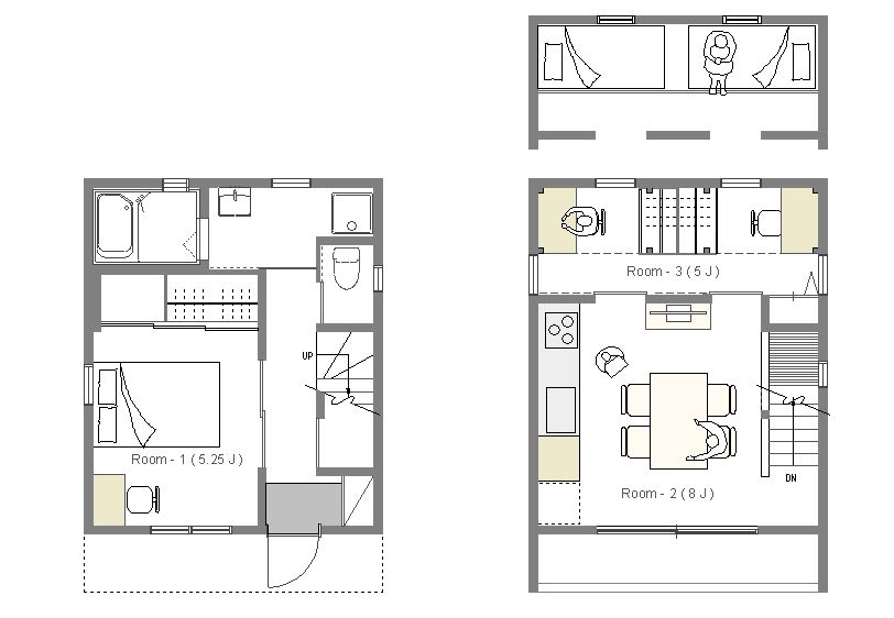ＬＷＨ　家族４人の小さな家