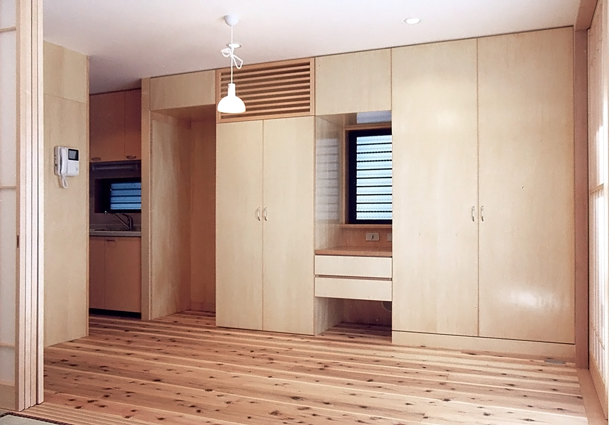 密集地の70代夫婦の家　K-HOUSE　リビング