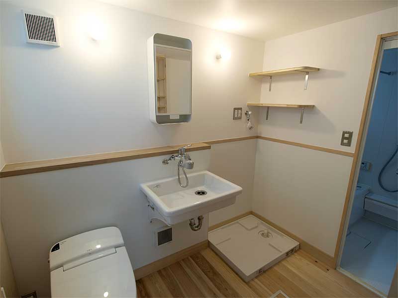 LWH003立川の家　洗面脱衣トイレ