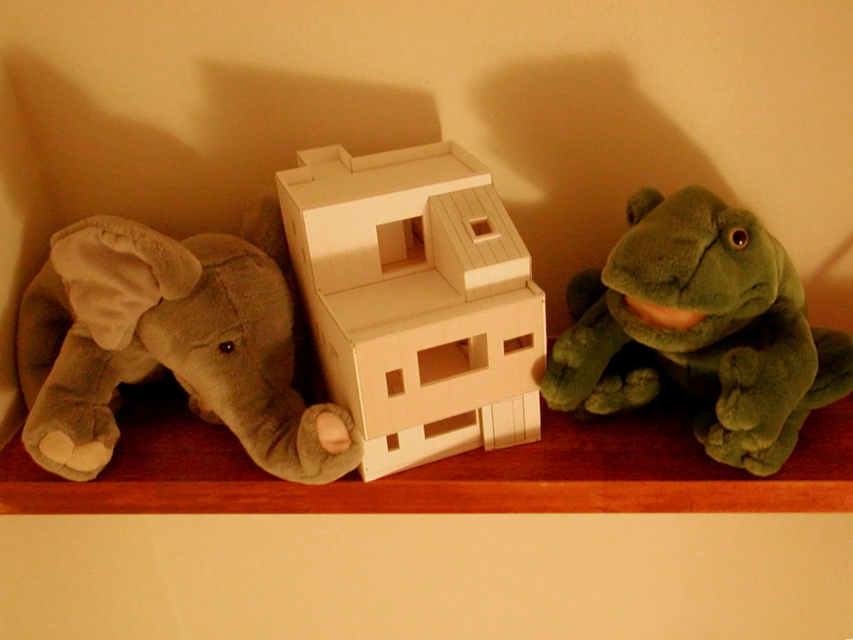 ２世帯住宅　No.４（ナンバーフォー）　模型