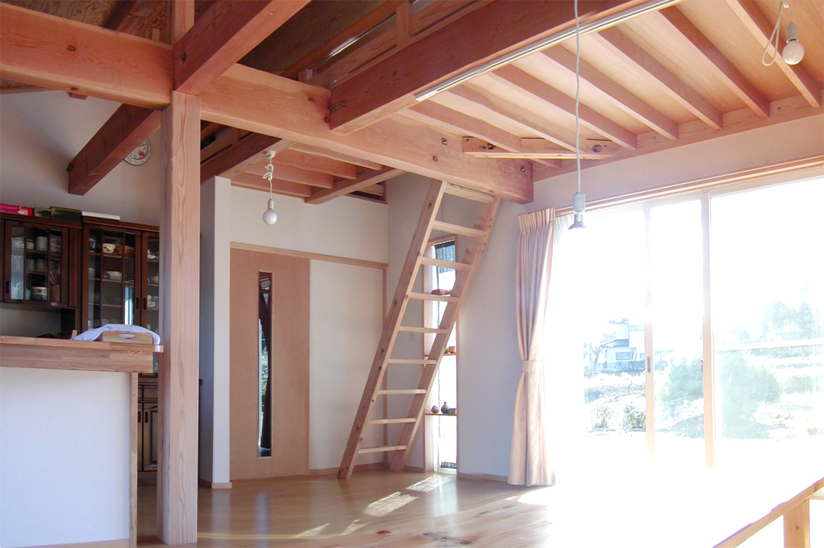 週末住宅 ST-house リビング