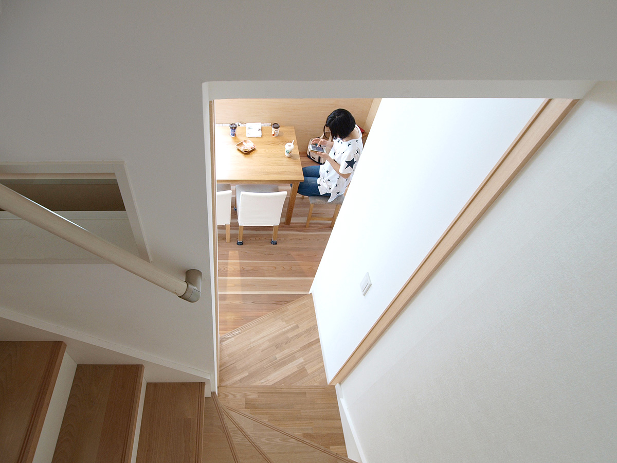 中板橋の家　リノベーション　階段