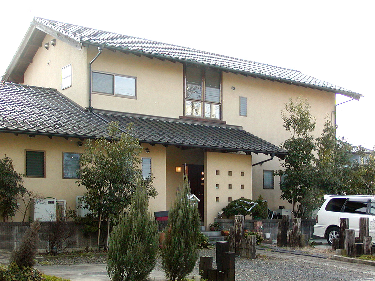 土間玄関のある2世帯住宅 S-house 北外観