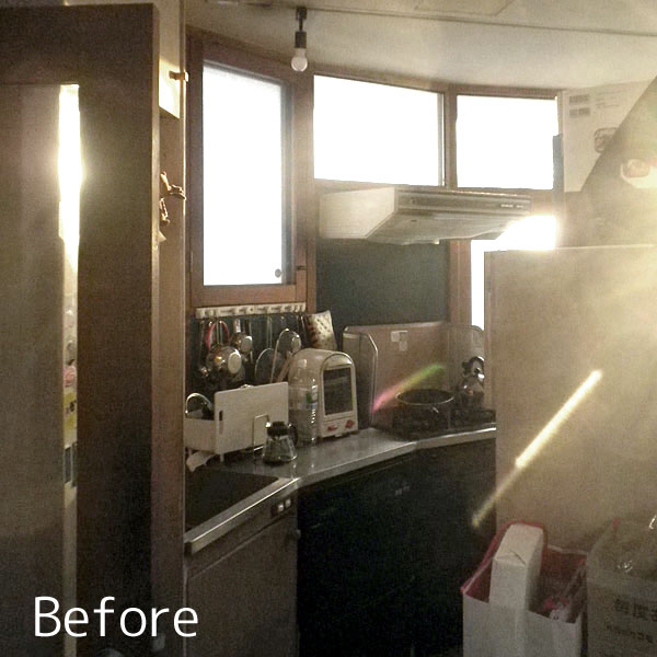 築20年の家リノベーション:石神井の家(R) 工事前キッチン