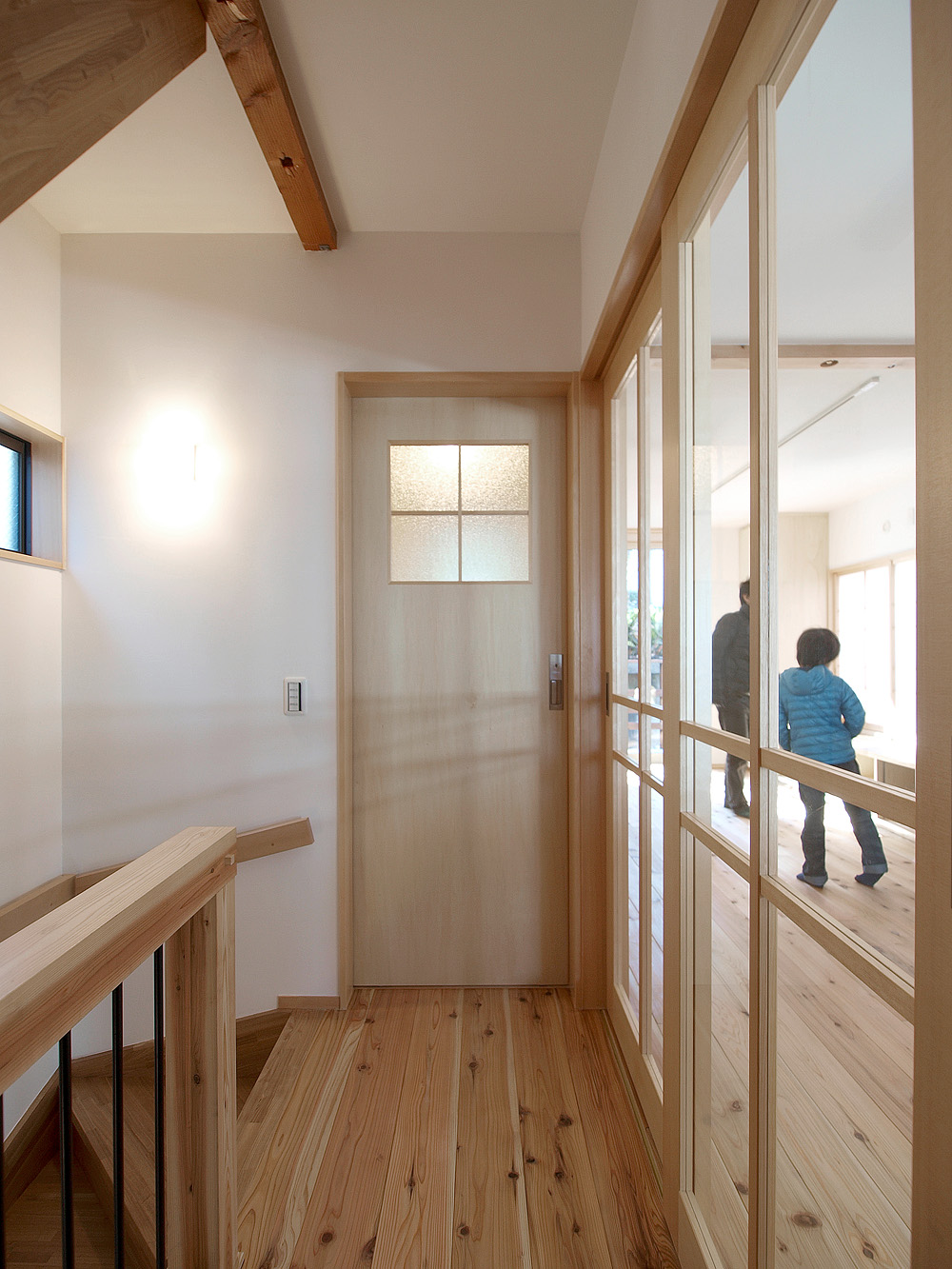 高輪の家R 2階廊下1
