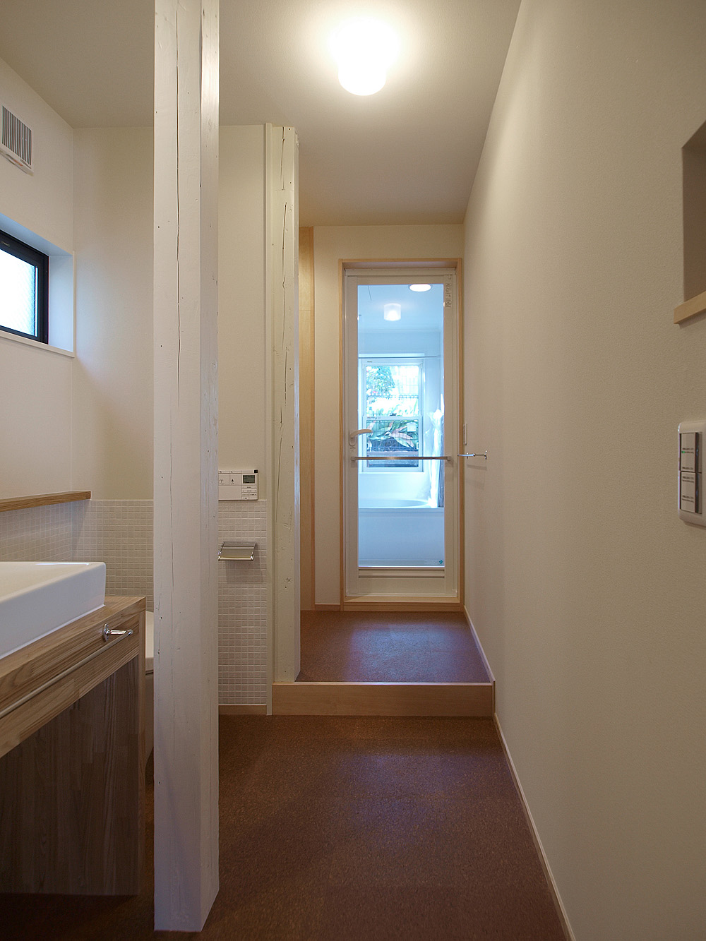 高輪の家R 2階洗面脱衣