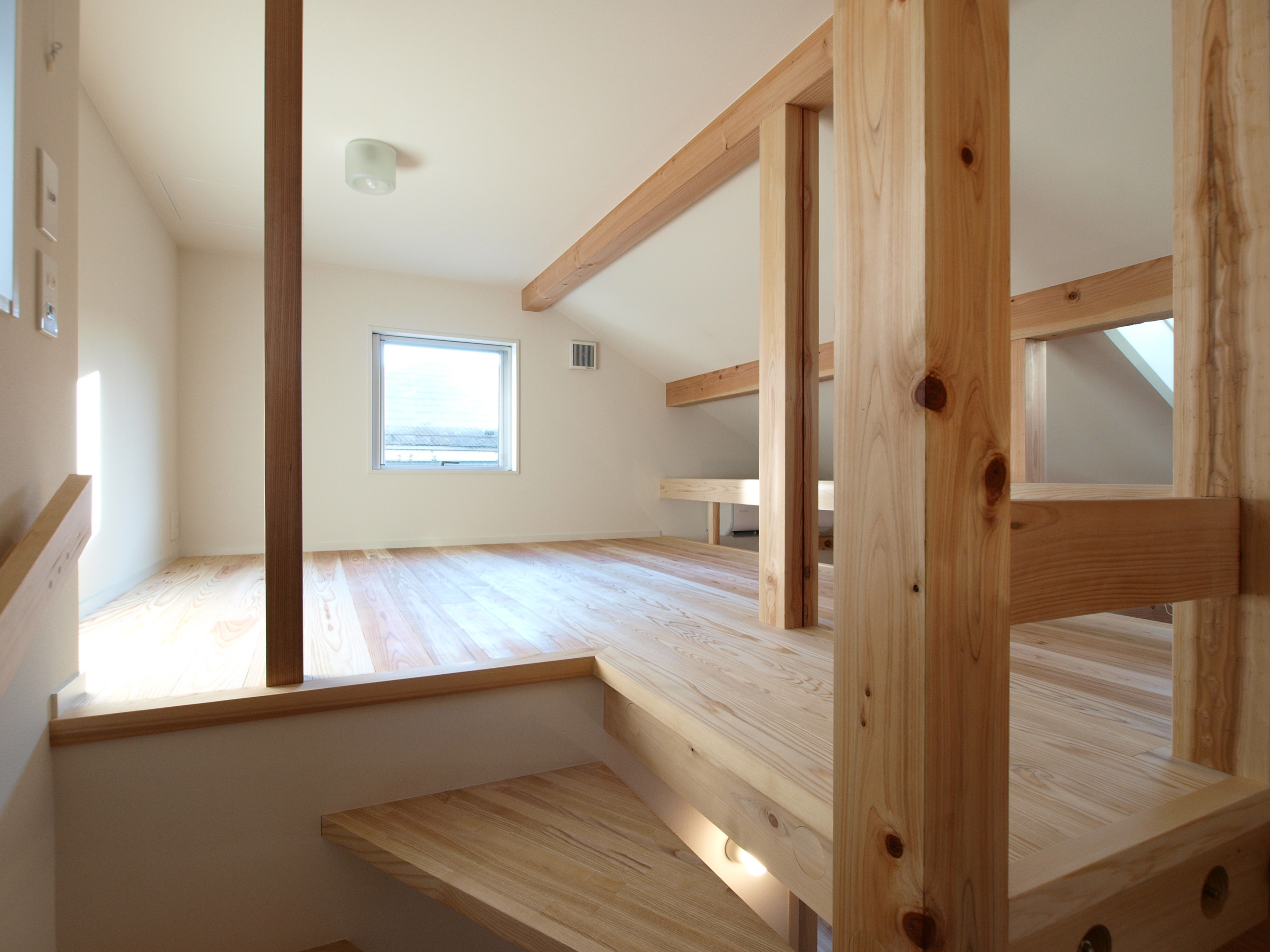 鳥牛之家 ロフト階段